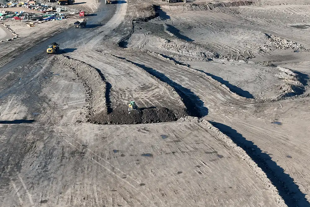 Cut and fill earthwork survey analysis